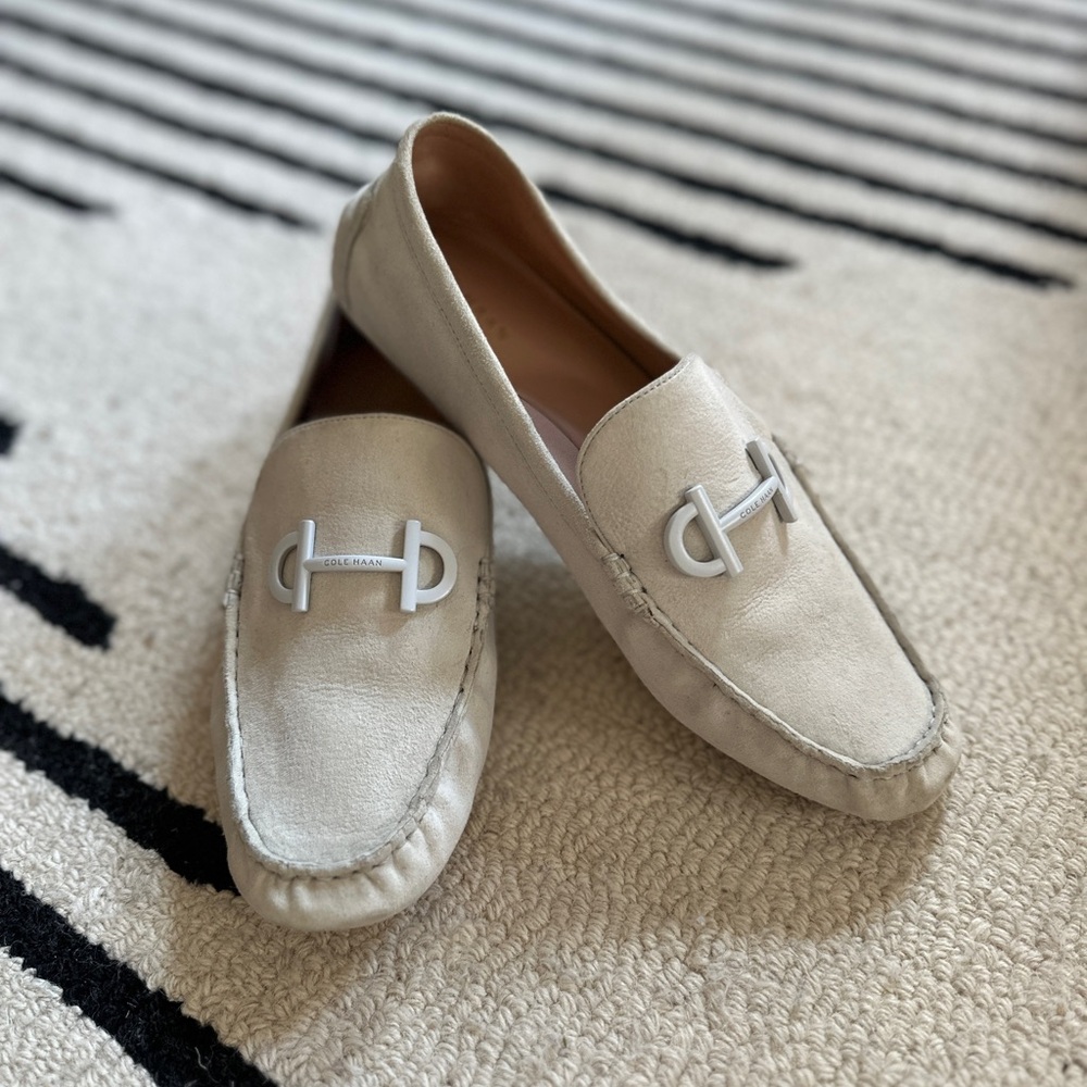 Cole Haan Suede Loafers with Accent